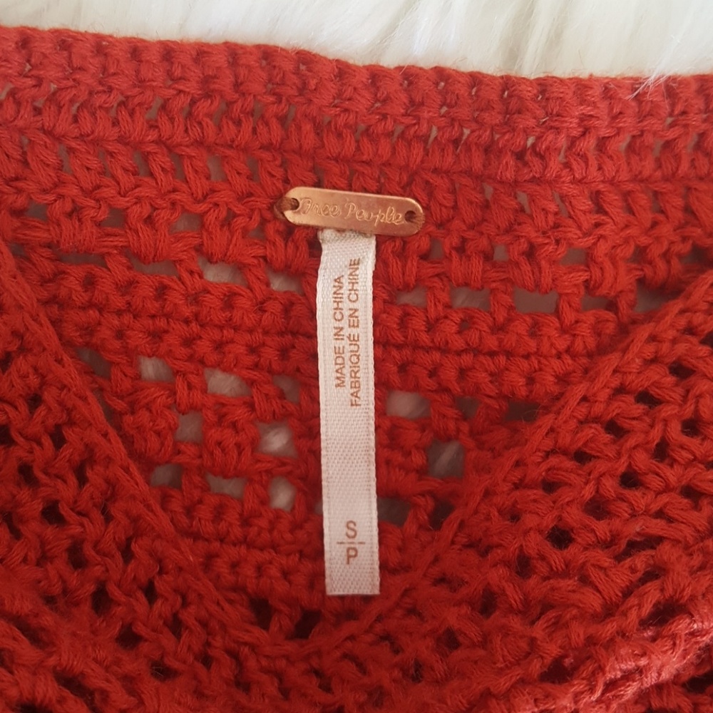Free People Rosalind Swit Dress Crochet Mini Small - Picture 4 of 4